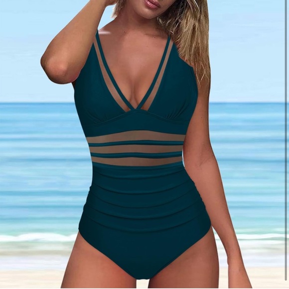 Women’s swim - mesh panel Medium - Picture 2 of 4